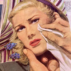 Vintage 50s Sherman Aurora Borealis Earrings